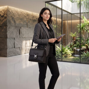 black handbag